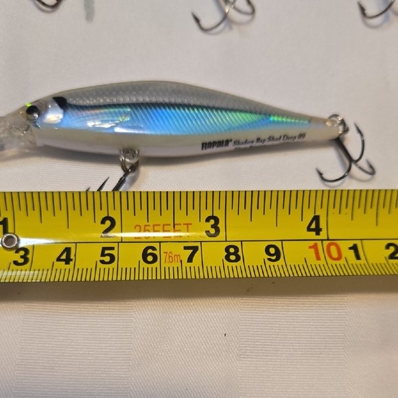 Vibrant Fishing Lure Collection - Silver, Yellow, Blue - Picture 11 of 12